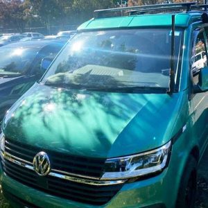 VW Transporter bonnet antenna bracket